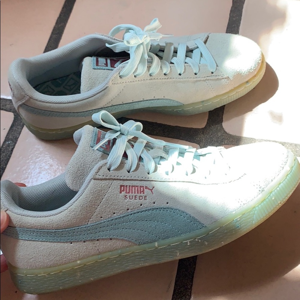 Puma suede sneakers